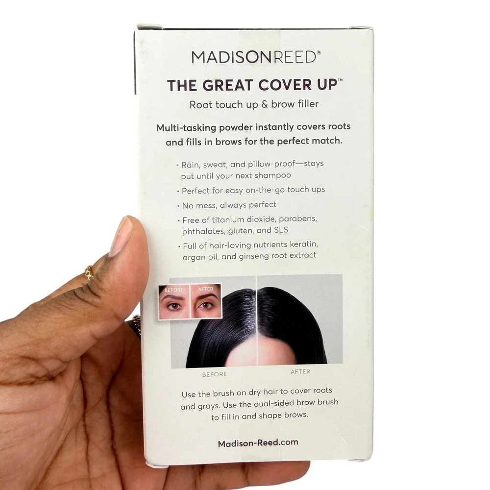 Madison Reed The Great Cover Up Root Touch Up & Brow Filler Legno Black 0.13oz